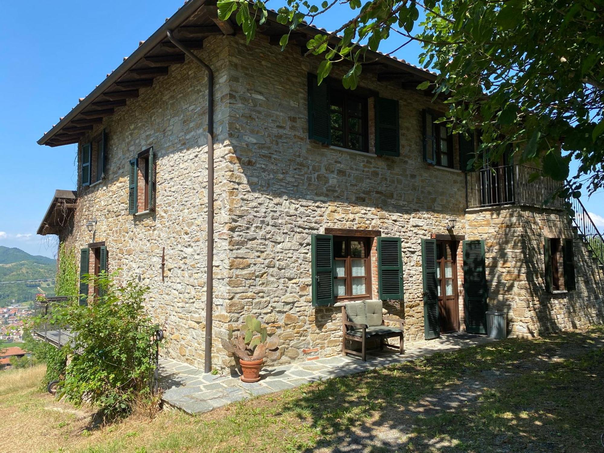 Vakantiehuis Casa Dolce Vista Monastero Bormida Exterior foto