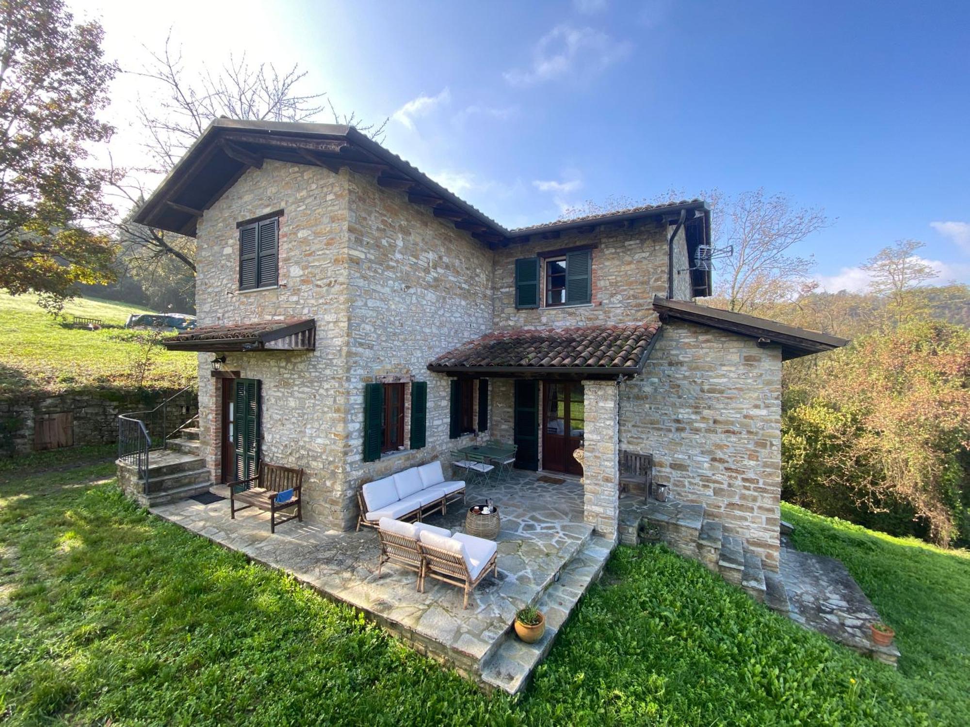 Vakantiehuis Casa Dolce Vista Monastero Bormida Exterior foto
