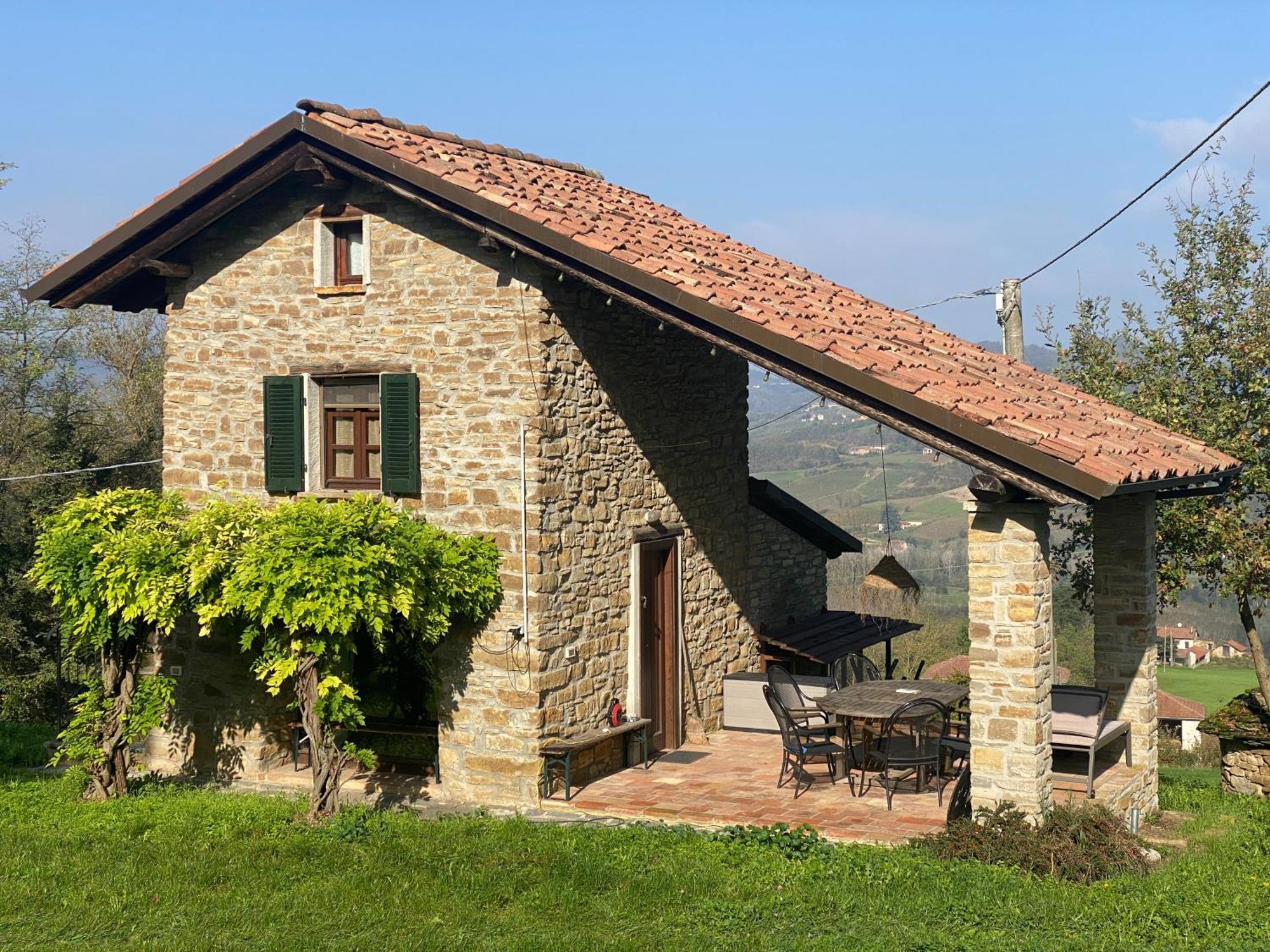 Vakantiehuis Casa Dolce Vista Monastero Bormida Exterior foto